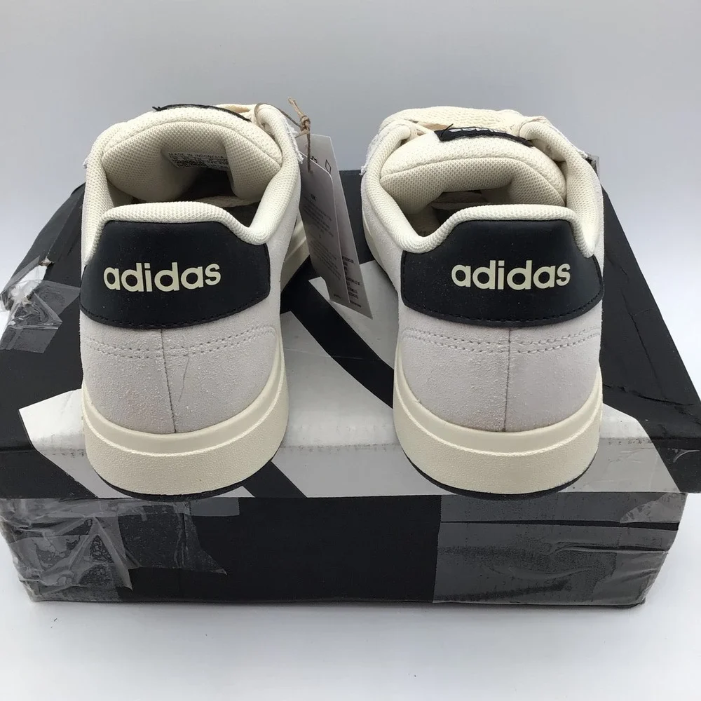 Adidas Grand Court 00s K Kids Sneakers Wonder White Black JR5569 Size 6 NEW